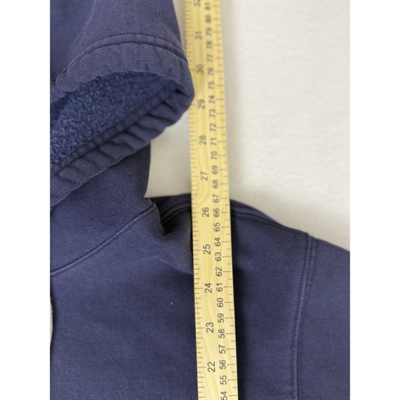 Vintage Nautica Jeans Company Sweatshirt Navy Hoodie Size M 90s - Picture 6 of 11